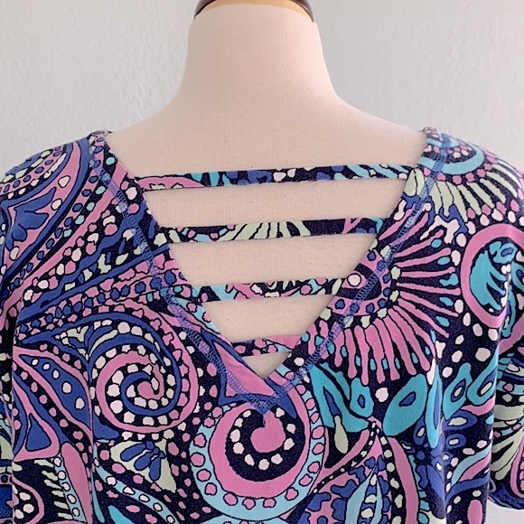 T by Talbots Ladder Back Summer Confetti Dress - Picture 7 of 12